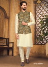 Multi Colour Outluk 82 New Designer Ethnic Wear Mens Kurta Pajama With Jacket Collection 82007